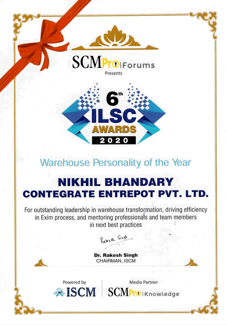 Warehouse Personality of the Year